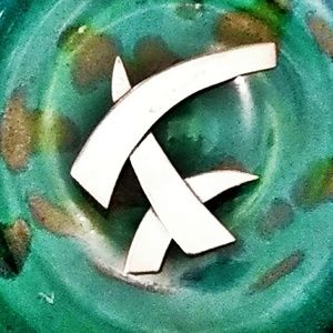 Vintage Gigantic Taxco Sterling Silver Mid-Century Modern Brooch